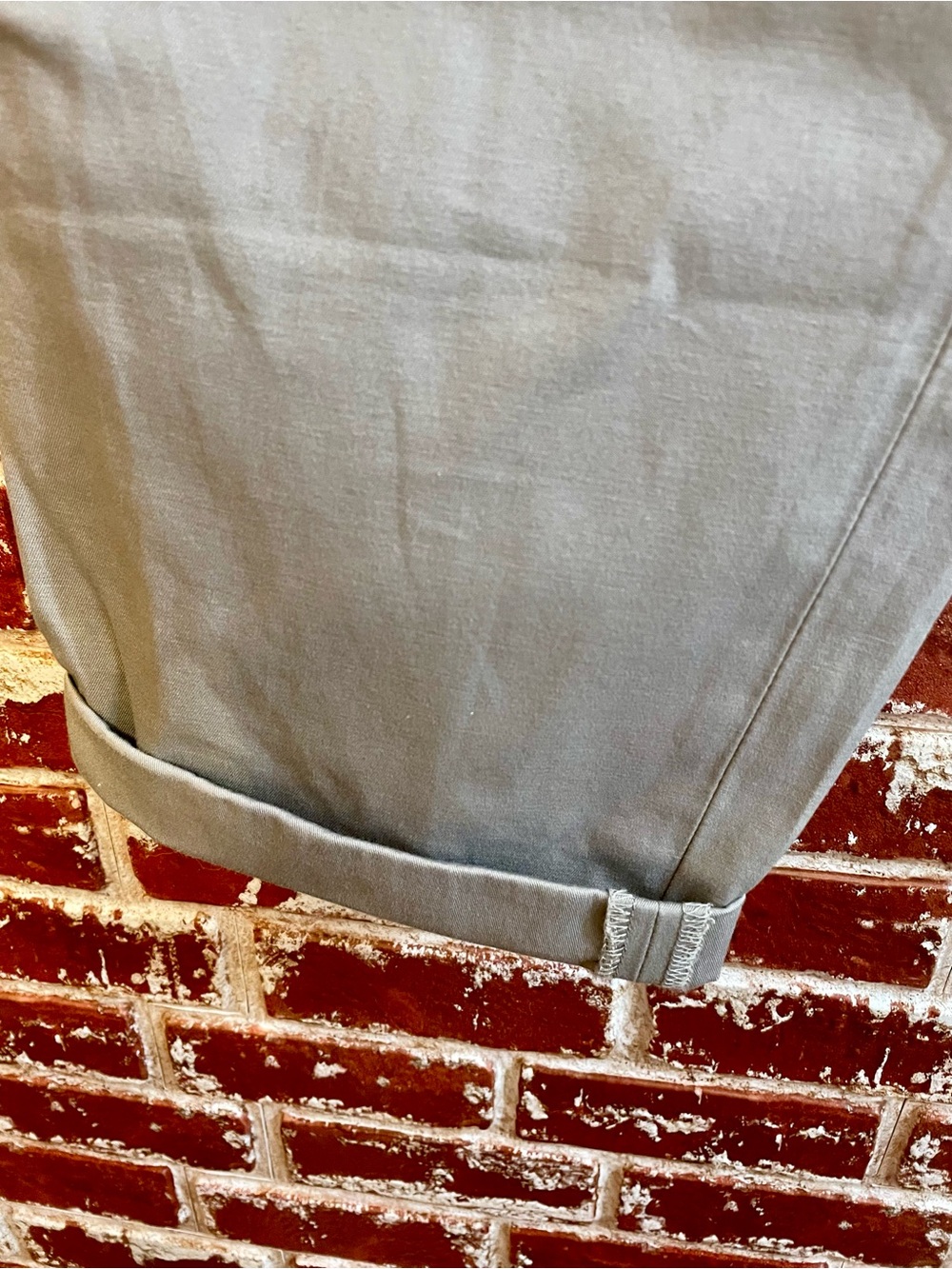 Talbots Gray Relaxed Chino size 6 Cotton Stretch Preppy Minimalist Office. - Picture 3 of 10
